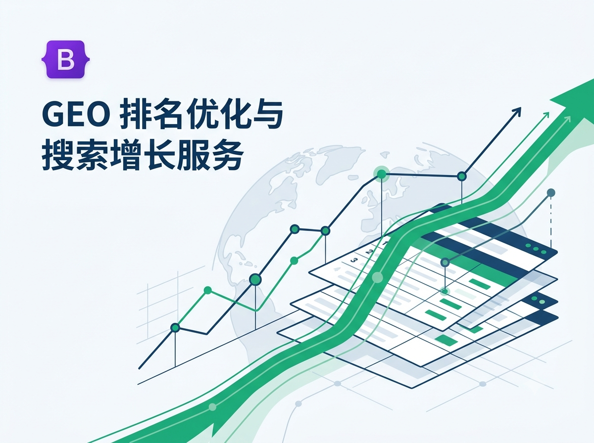 Bootstrap GEO 排名优化与搜索增长服务企业官网主题