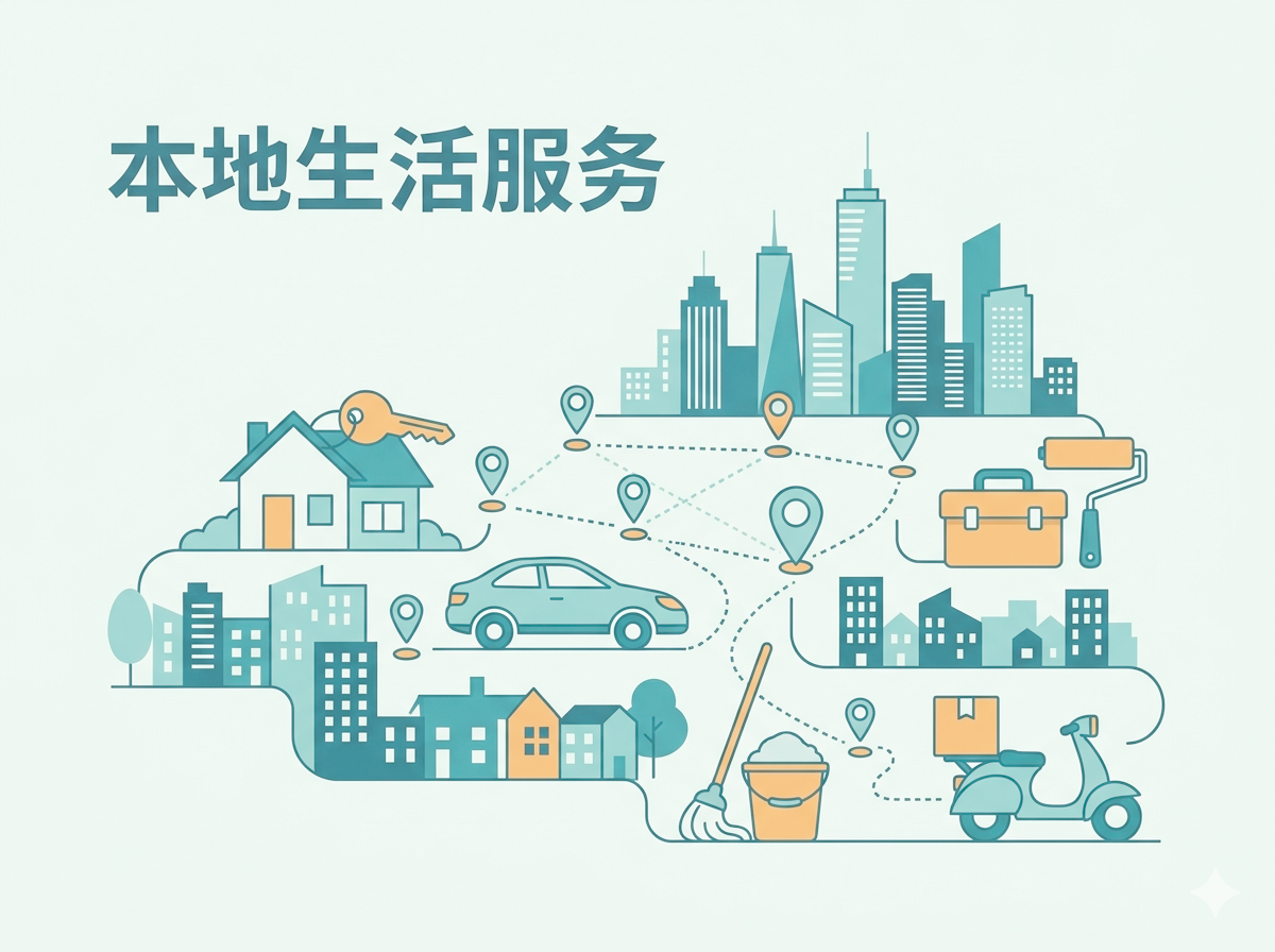 FinchUI 本地生活服务 房产汽车家政保洁跑腿分类信息网站 多地区筛选 支持多语言